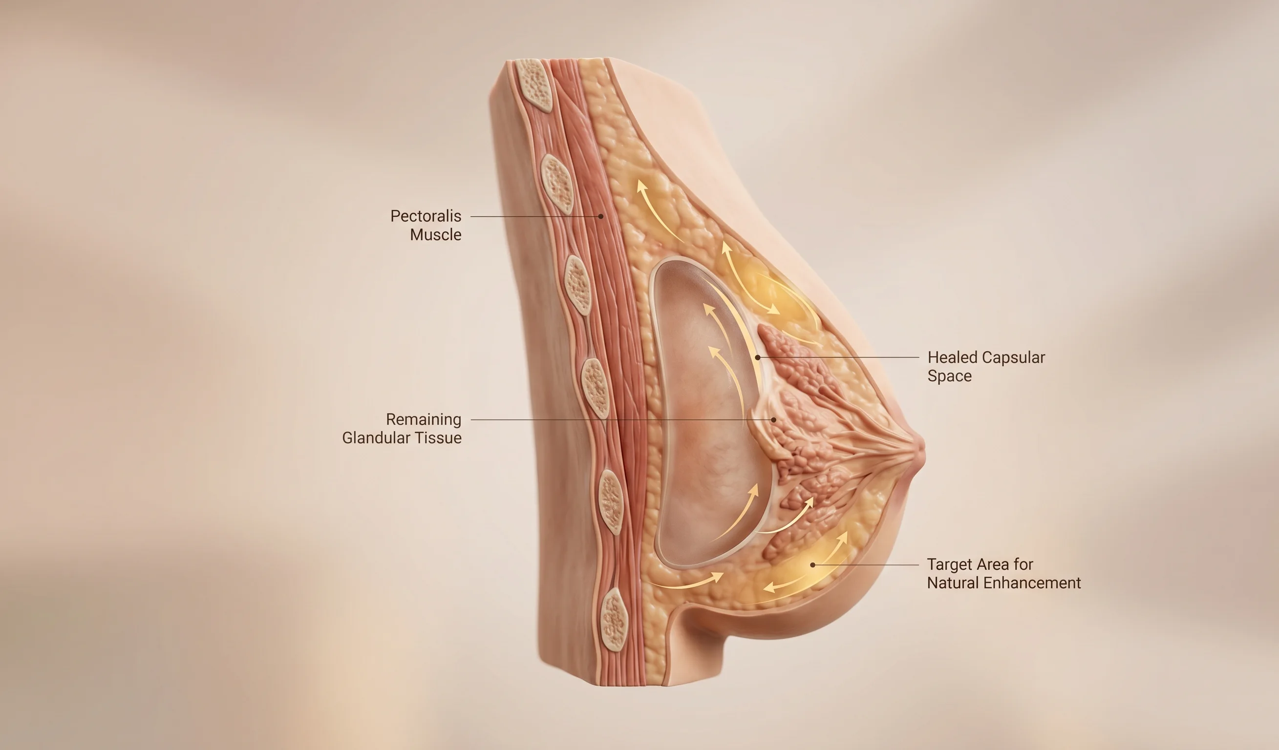 anatomical breast fluffing 3d model