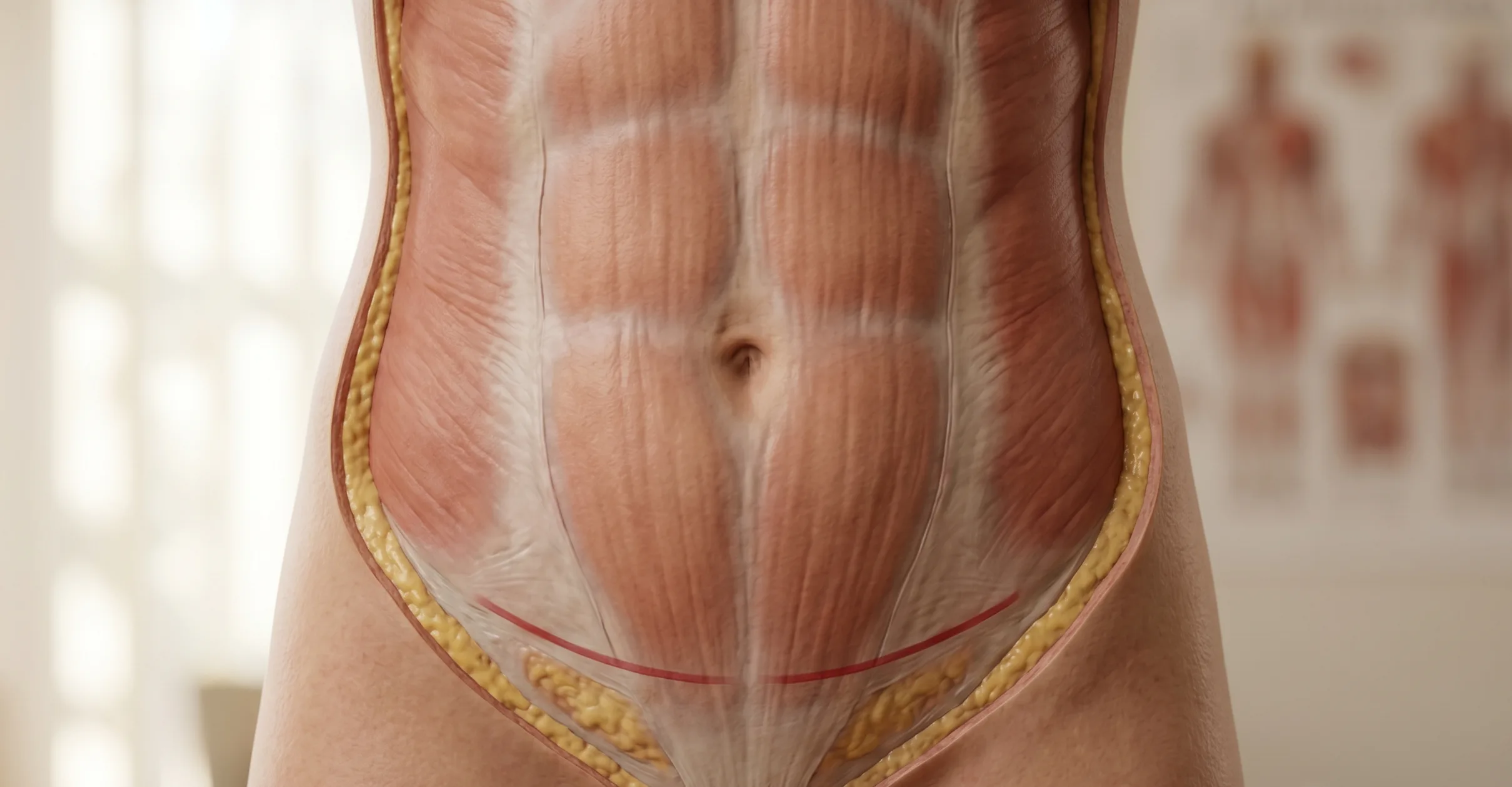anatomical model mini tummy tuck