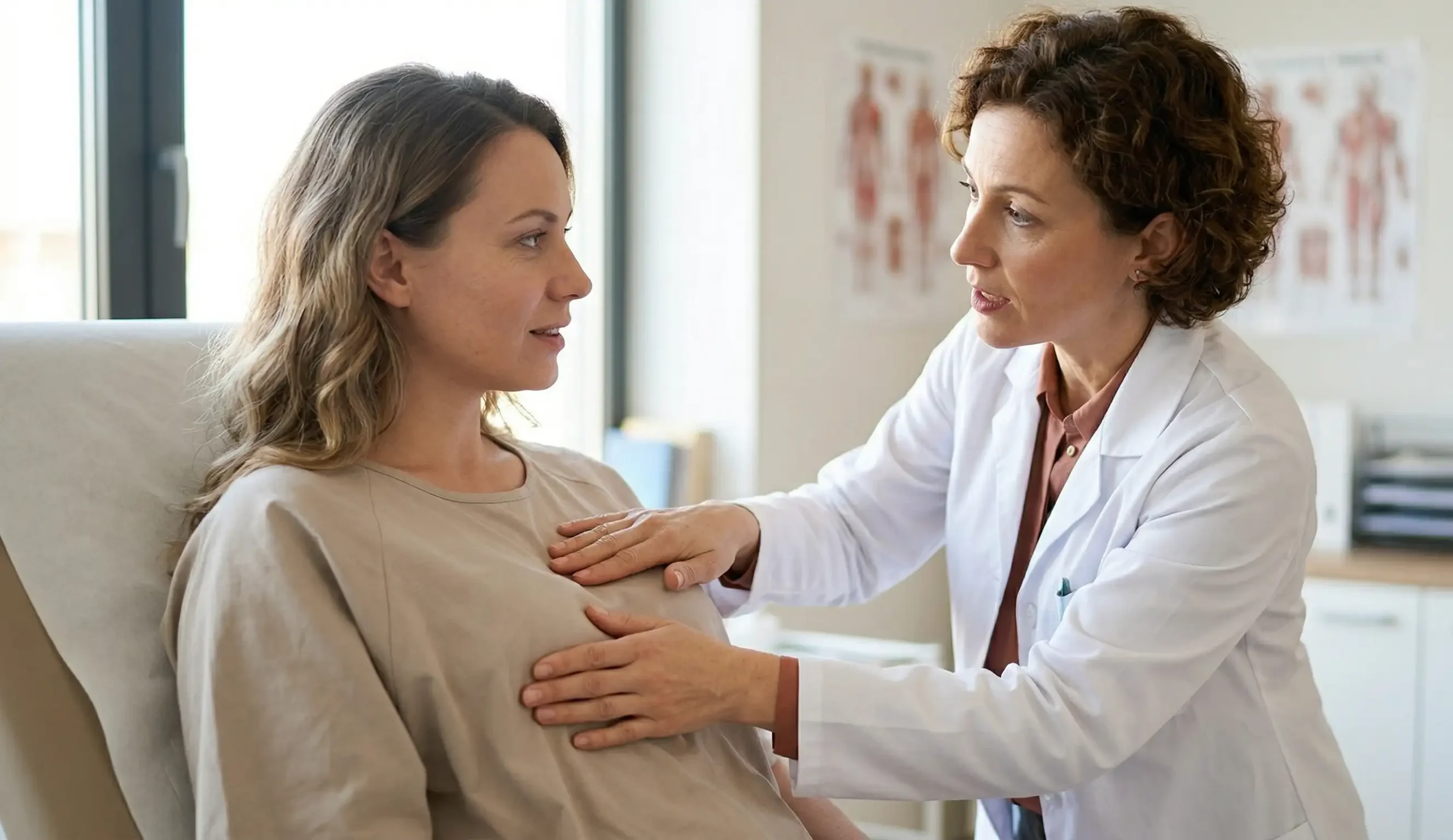 clinical breast implant examination