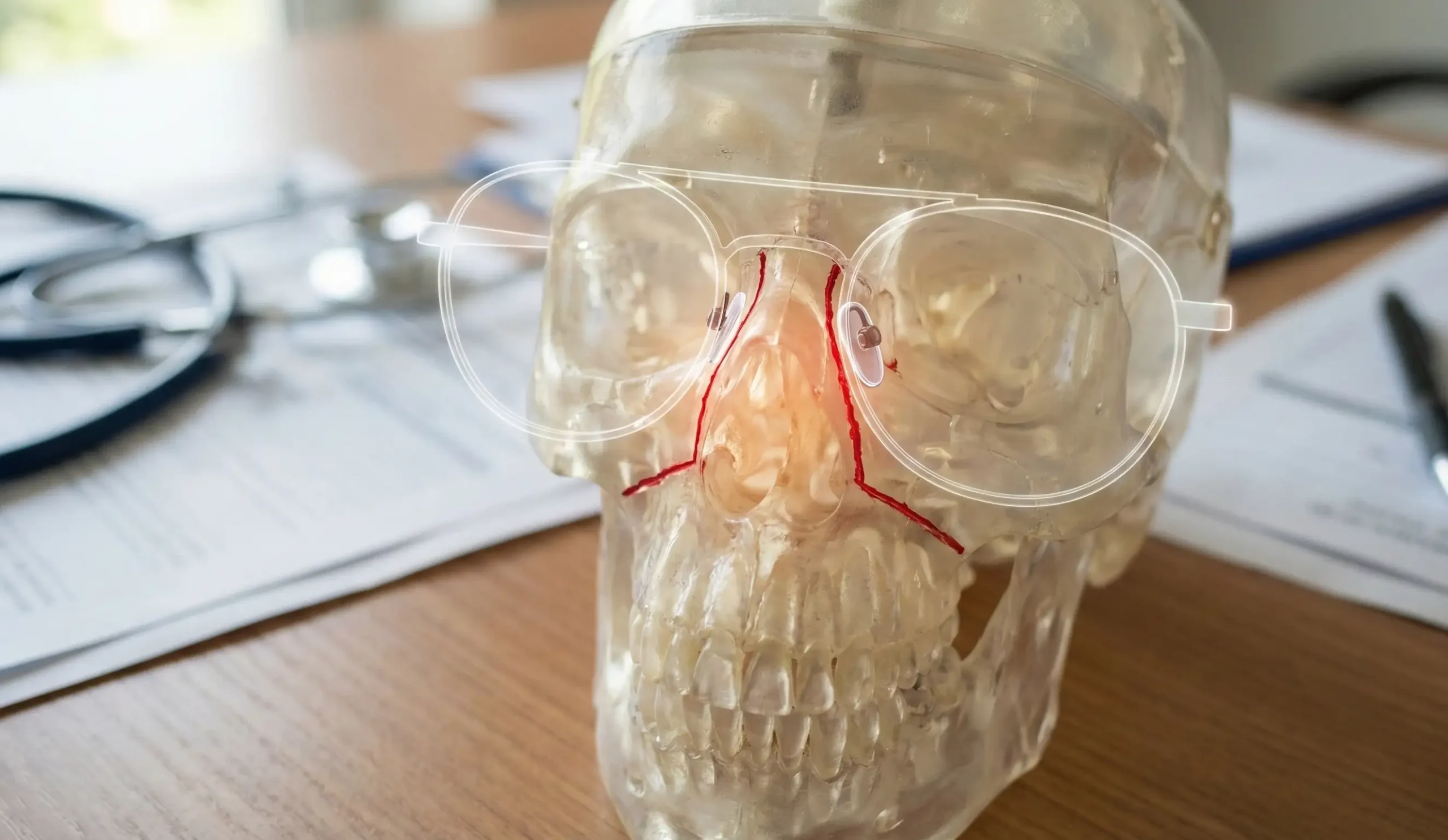 anatomical skull model
