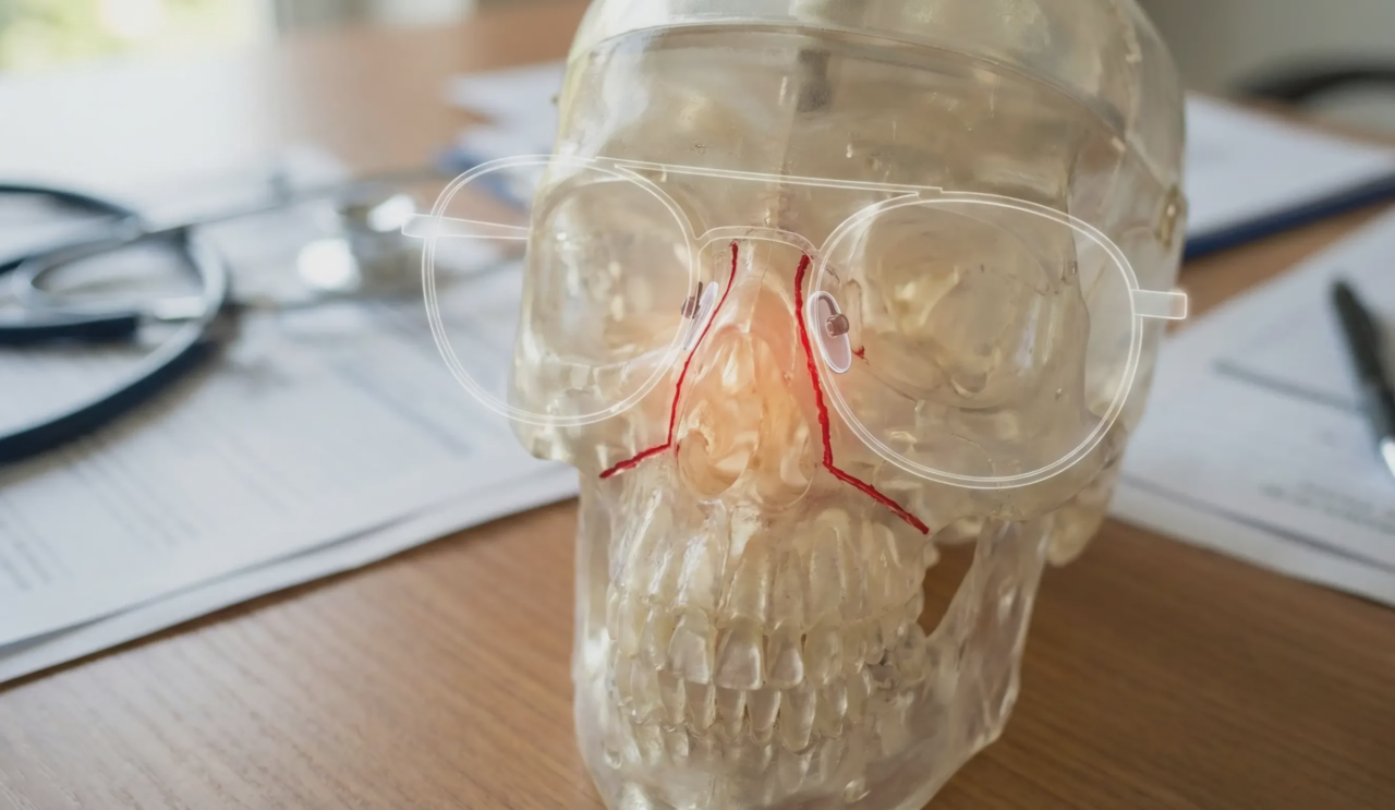anatomical skull model