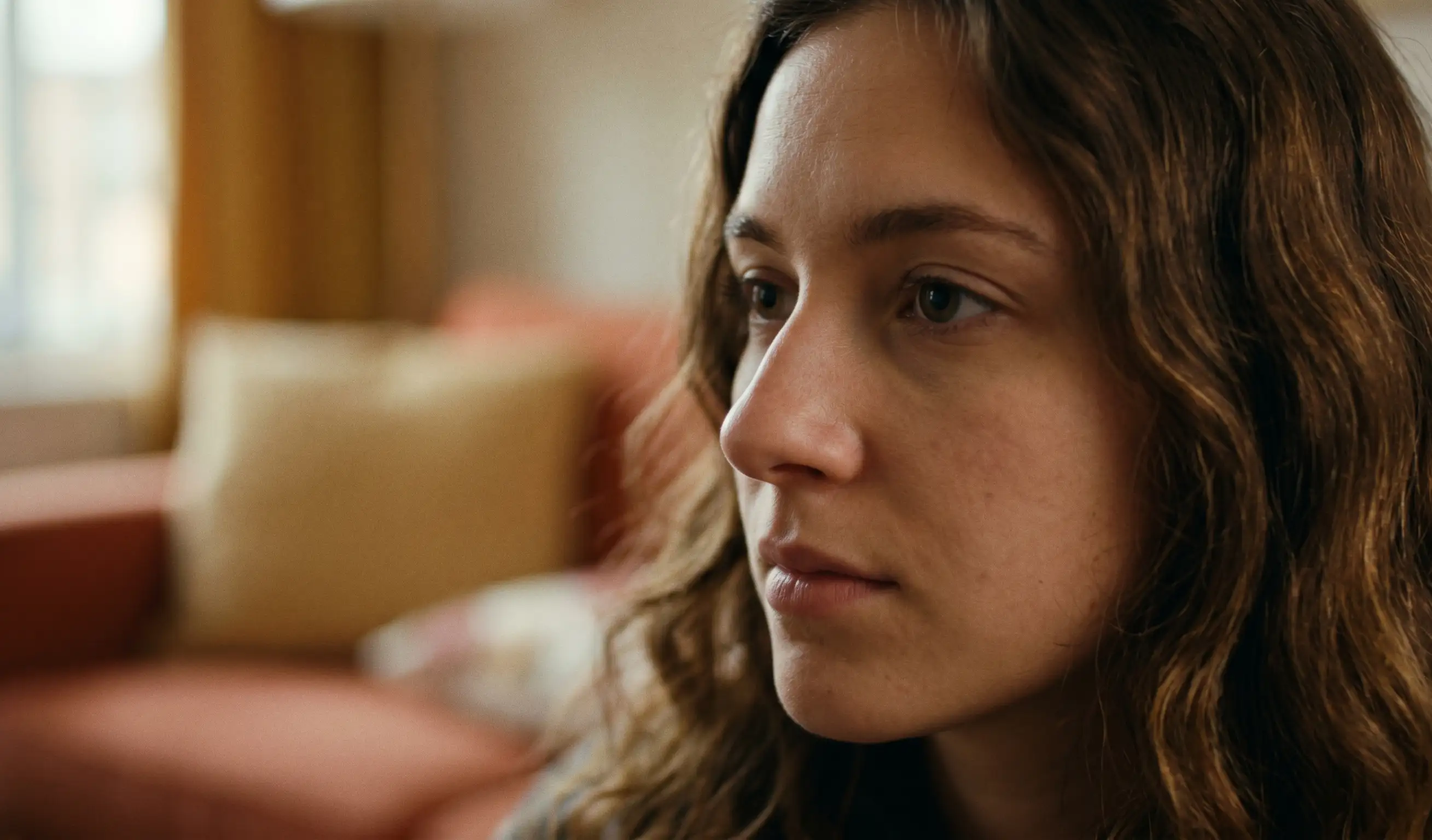 woman profile showing her nose