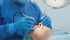 open rhinoplasty columellar incision surgical photo
