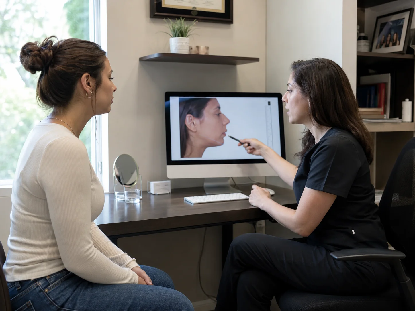 digital chin profile analysis consultation