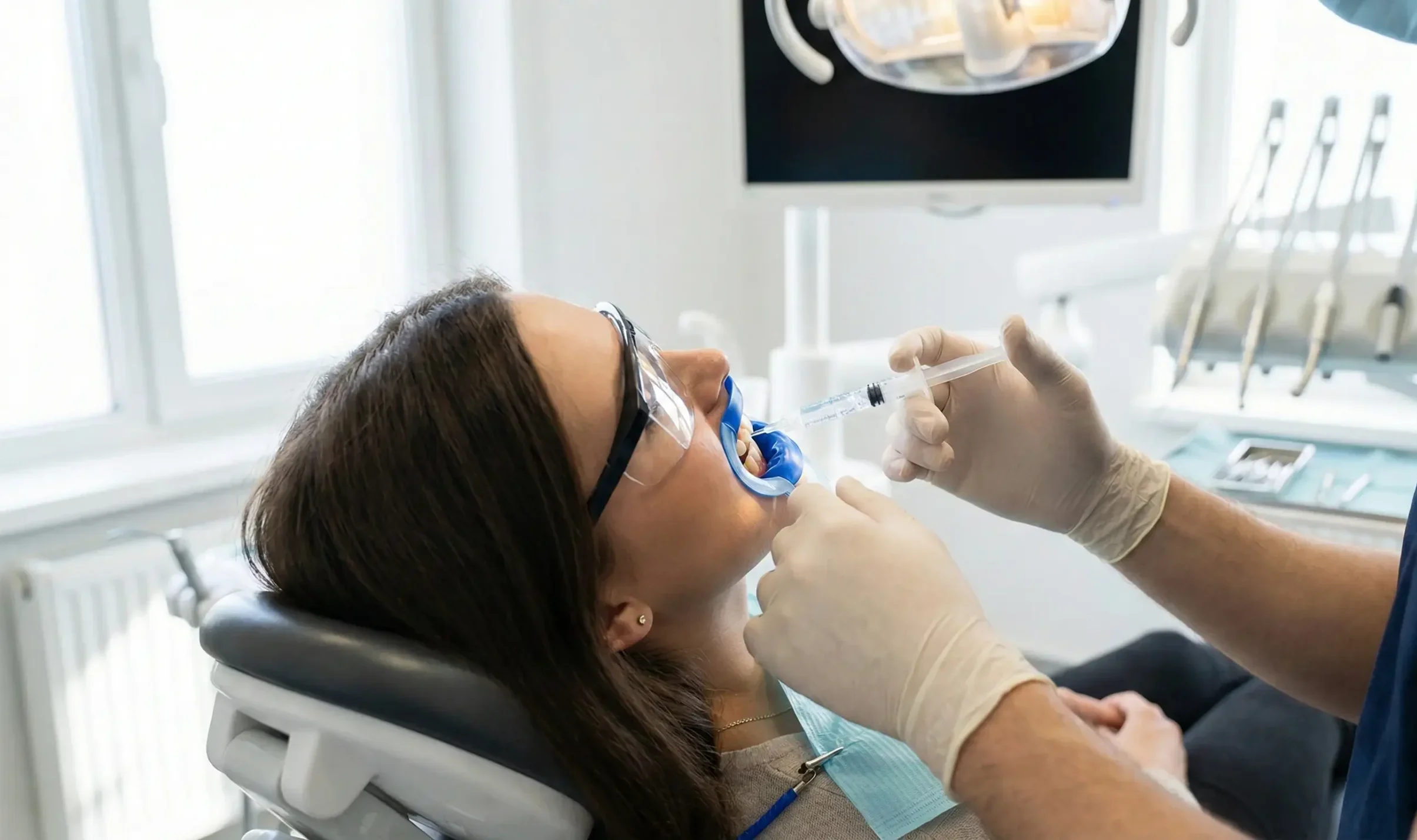 professional teeth whitening procedure