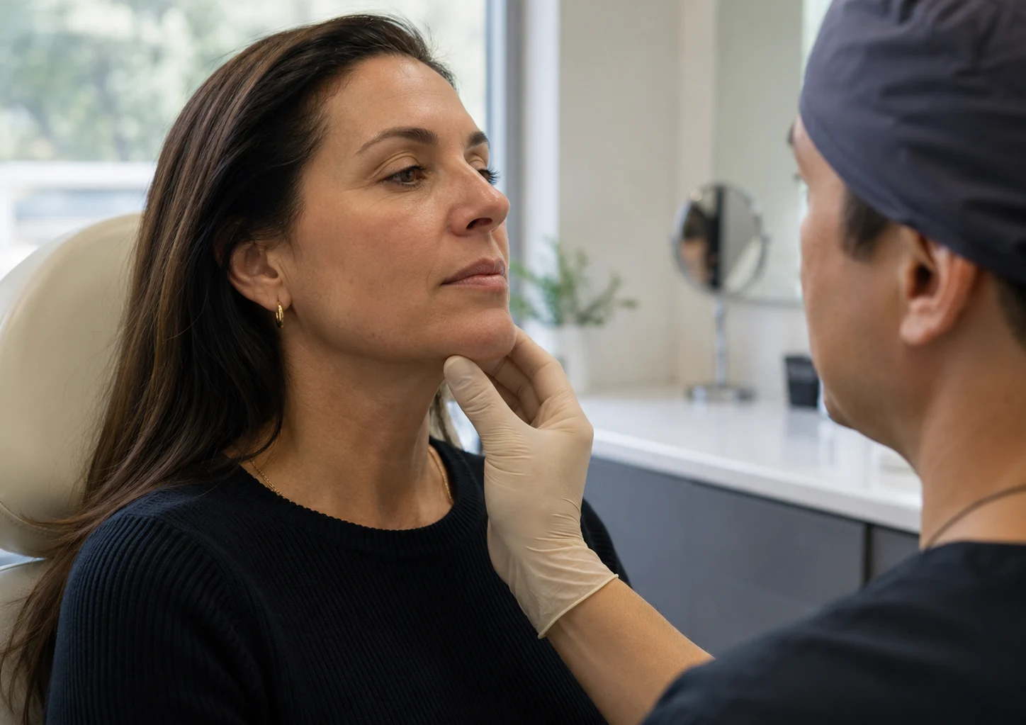 removing the chin implant
