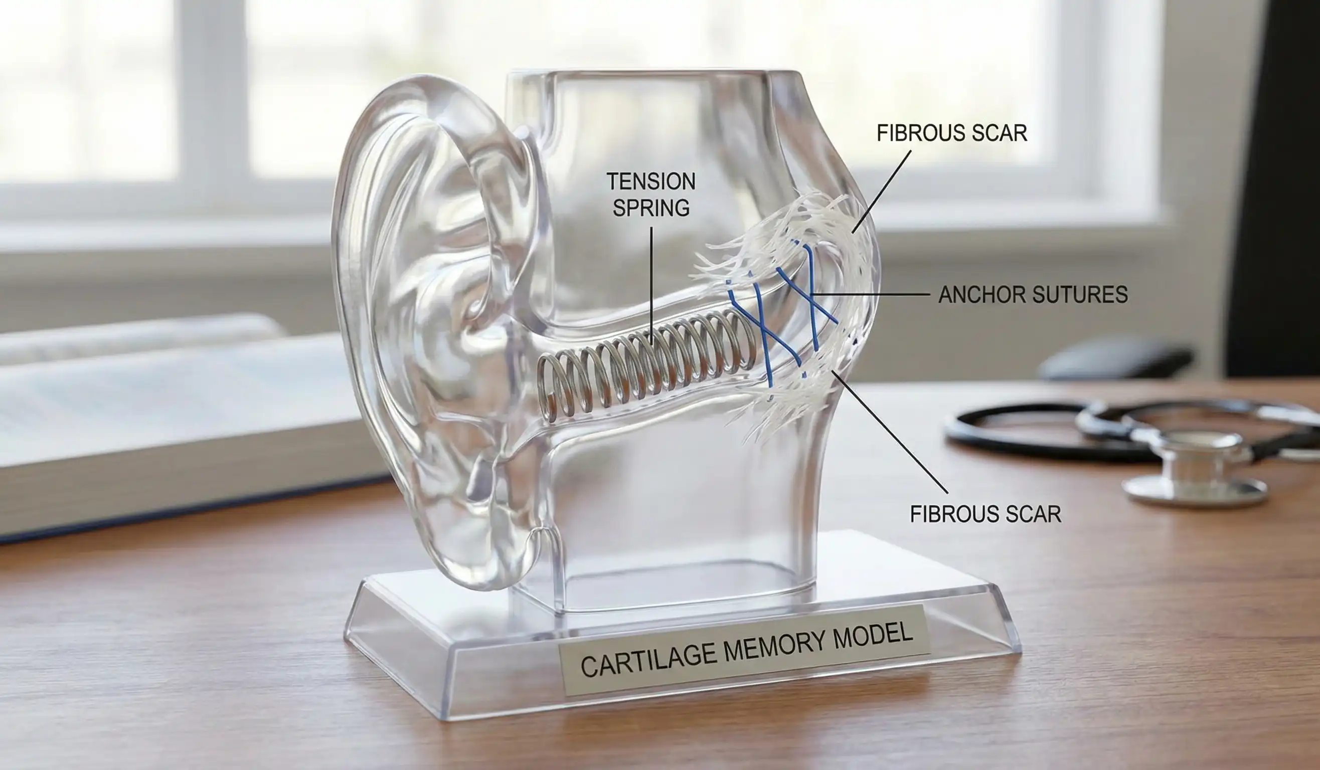 anatomical ear model cartilage memory