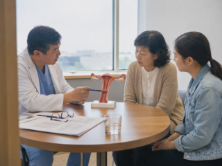hysterectomy anatomical model consultation