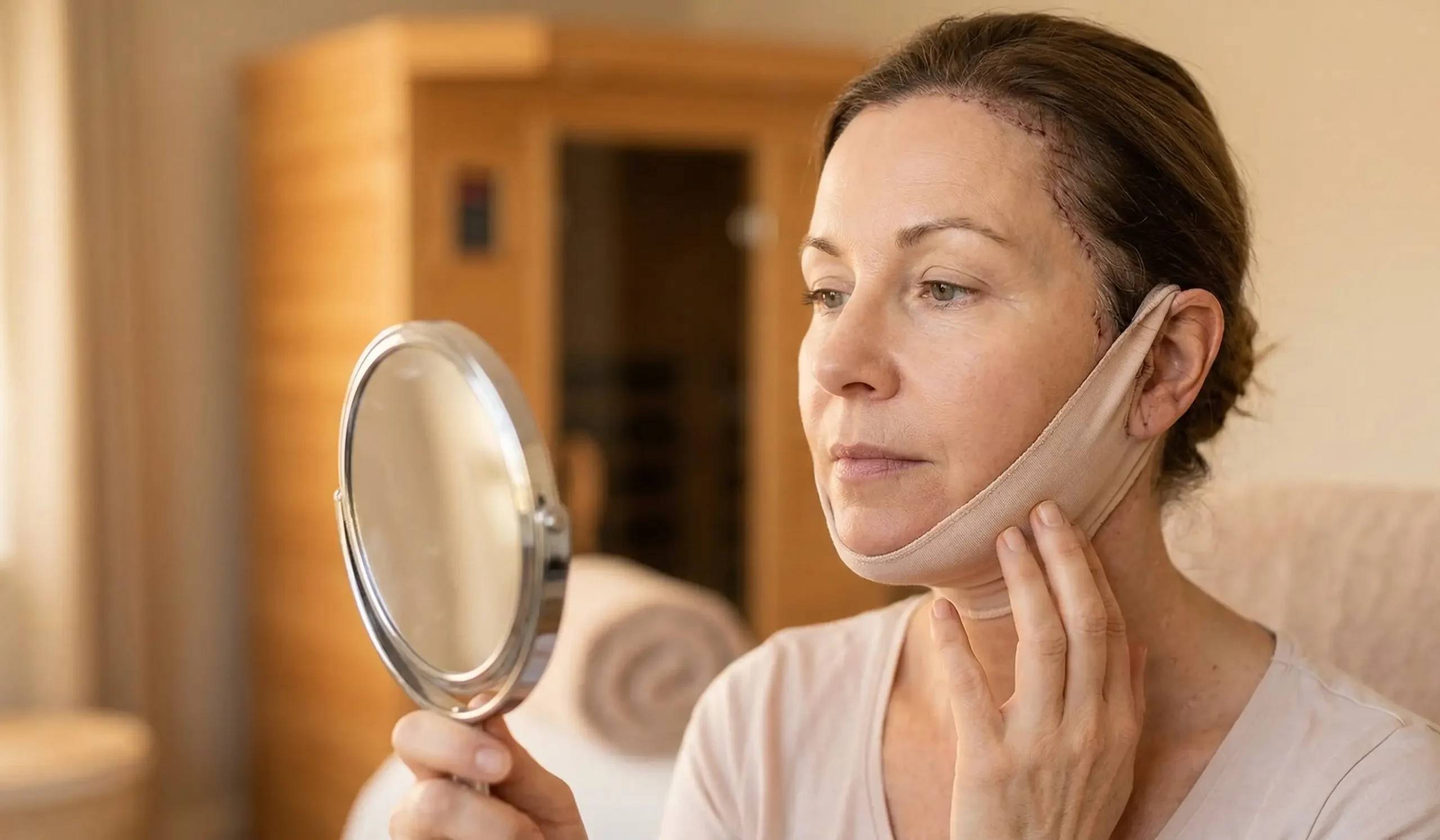 face lift post op care sauna considerations