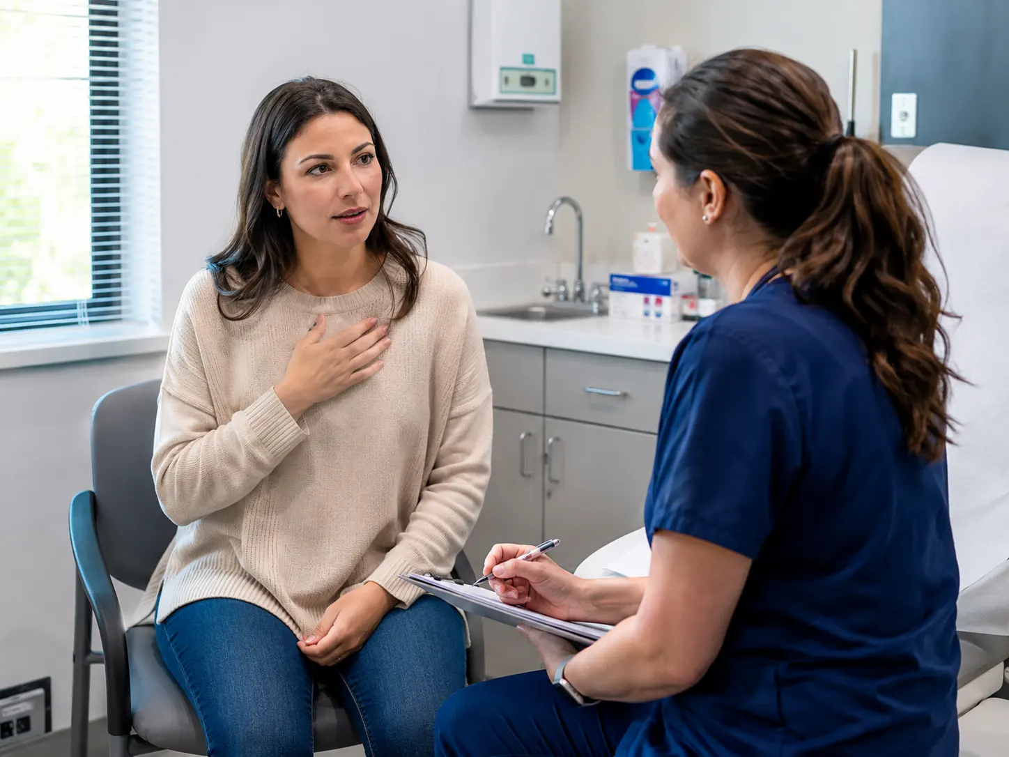 breast lump consultation clinic visit