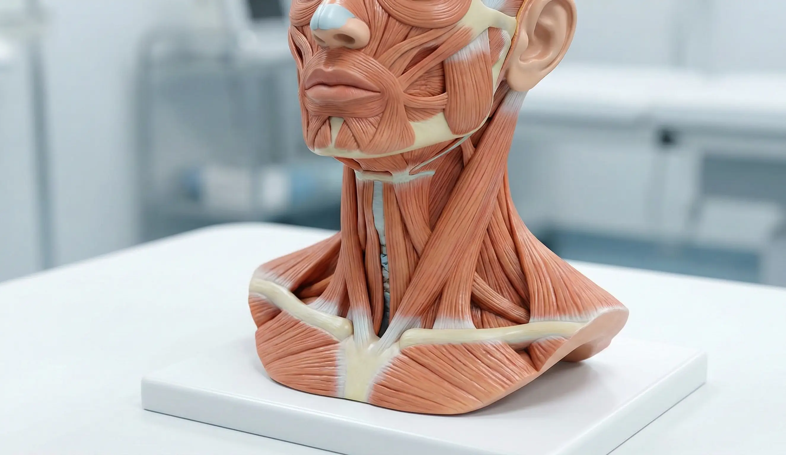 anatomical model neck muscles