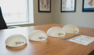 breast implant cc sizes comparison chart table