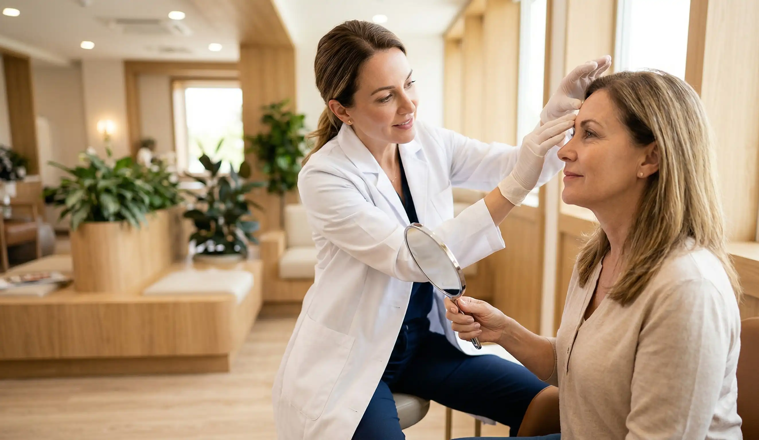 eyebrow procedure examination