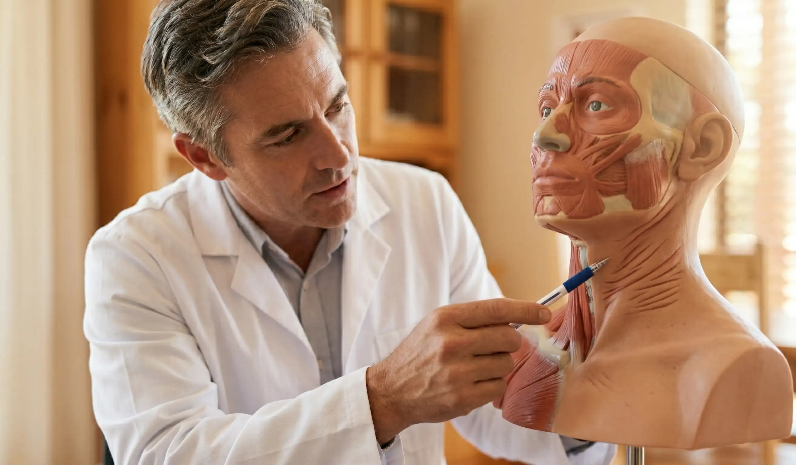 neck anatomy 3d model examination