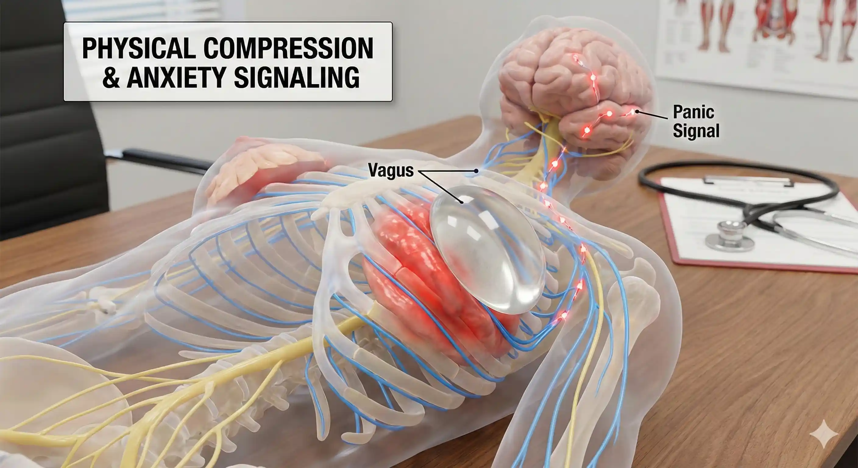anatomical model chest compression anxiety