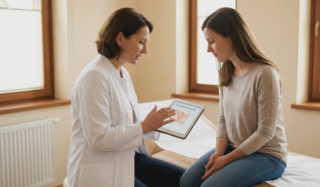 clinical labiaplasty healing examination