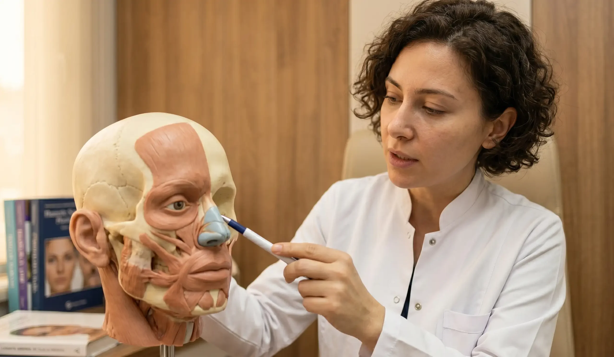 nasal anatomy 3d model explanation doctor