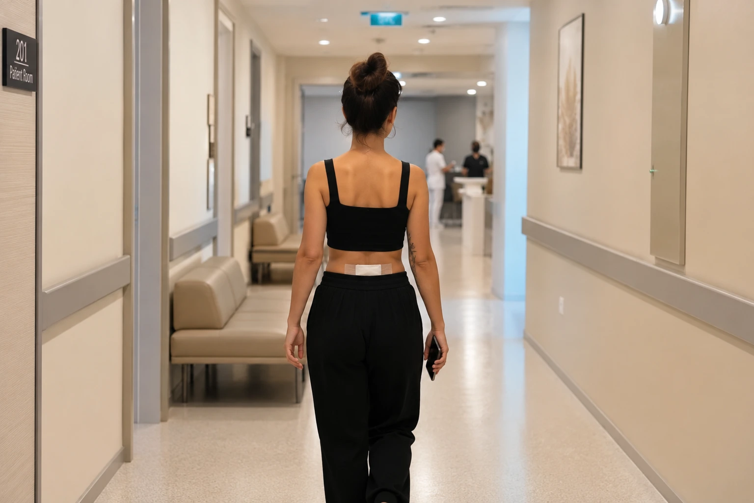 can I walk after a mini tummy tuck