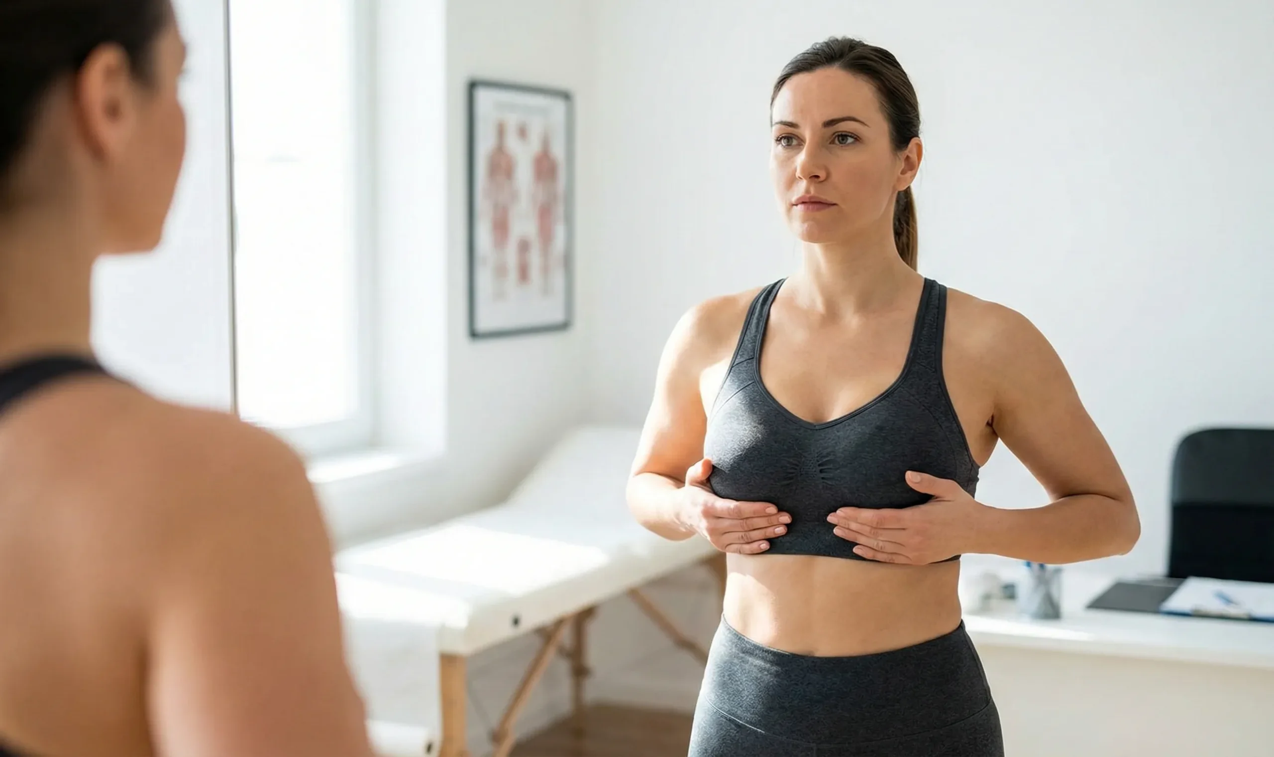signs of breast implant replacement self examination