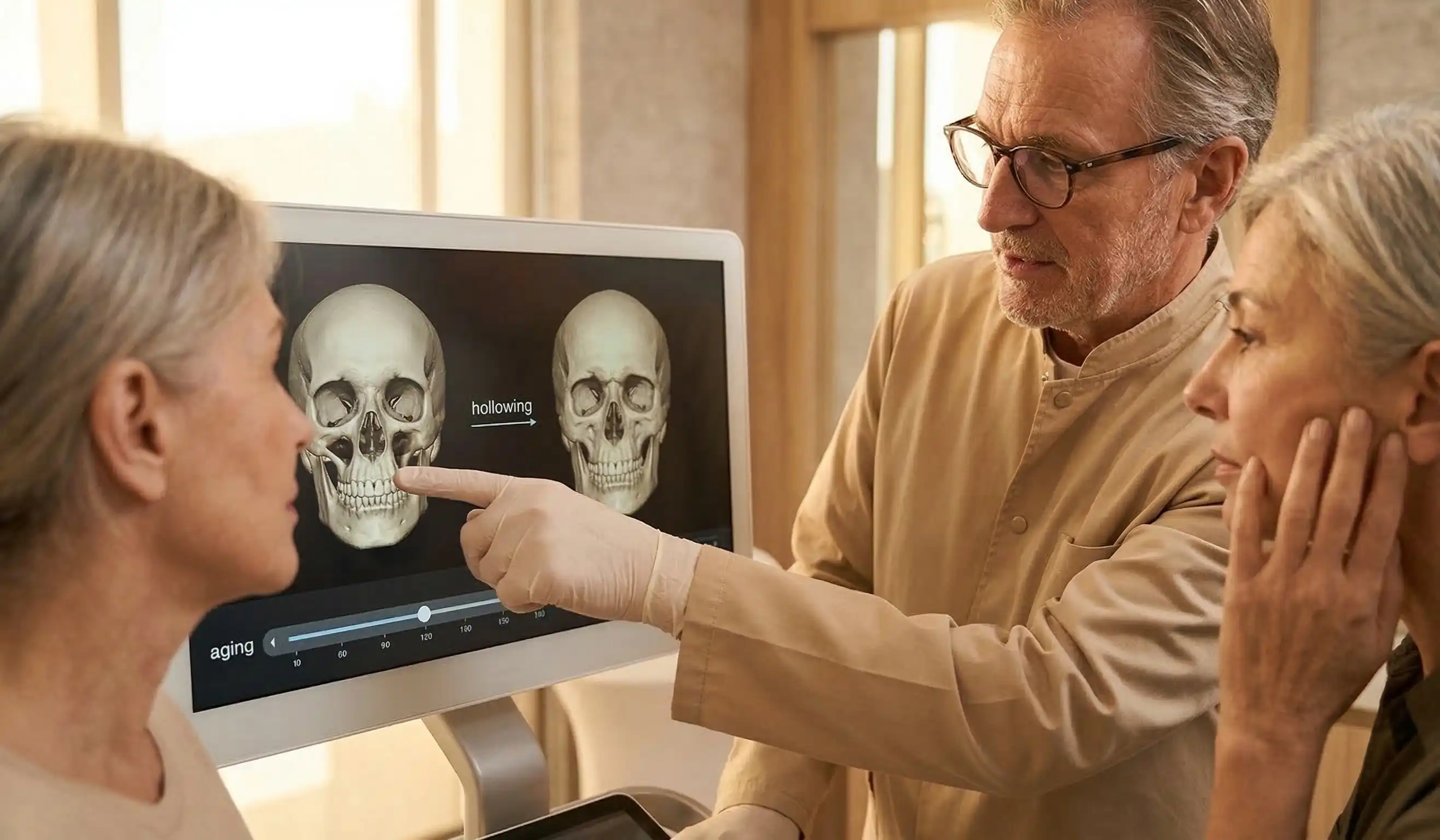 buccal fat removal aging simulation