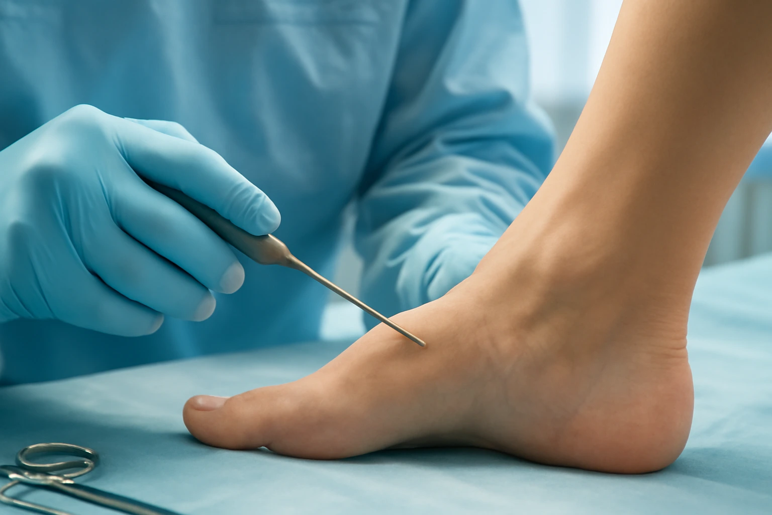 ayak bileği liposuction ameliyatı