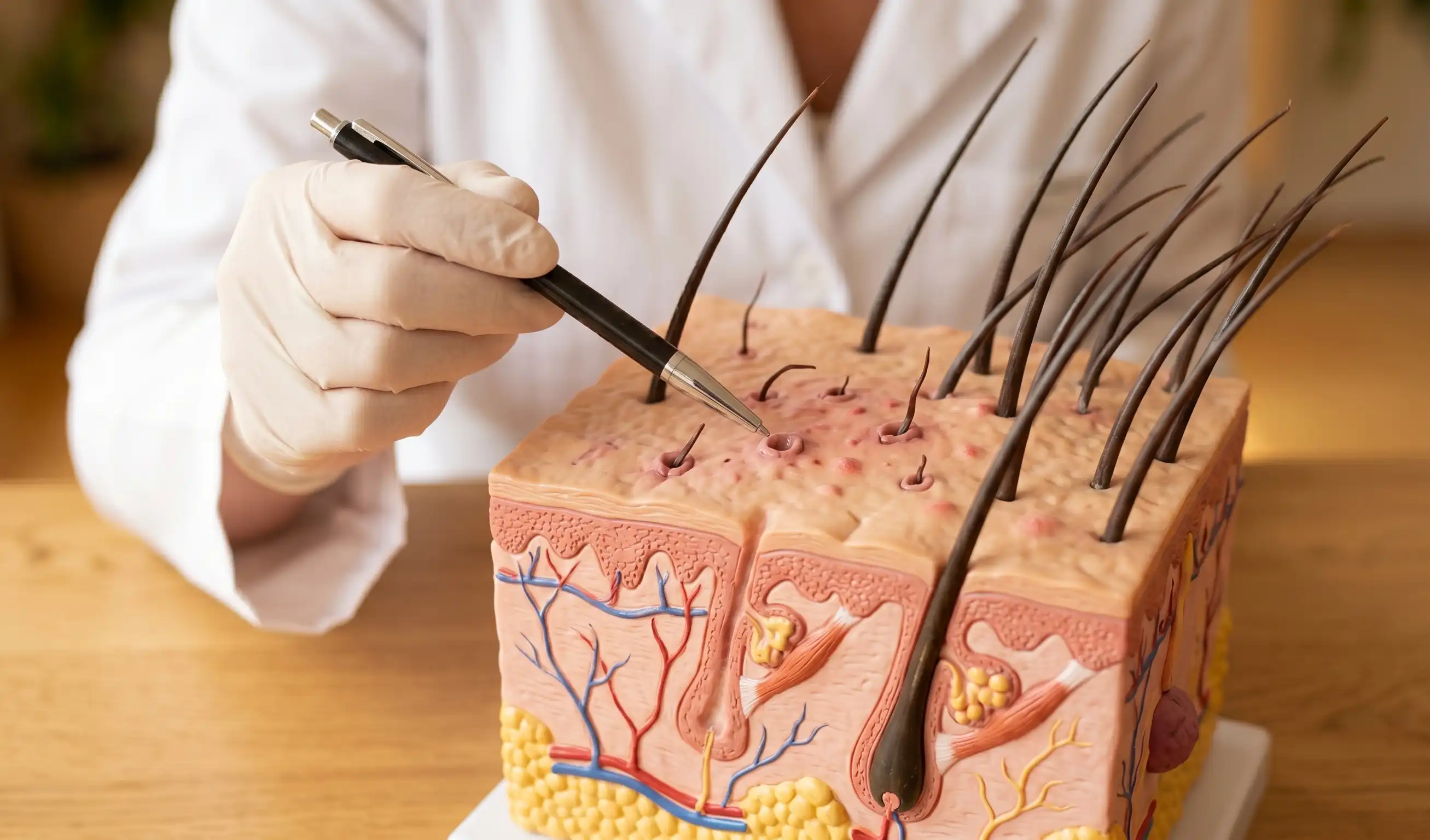 anatomy hair transplant failed graft model