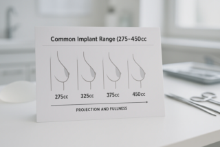 different breast implant sizes