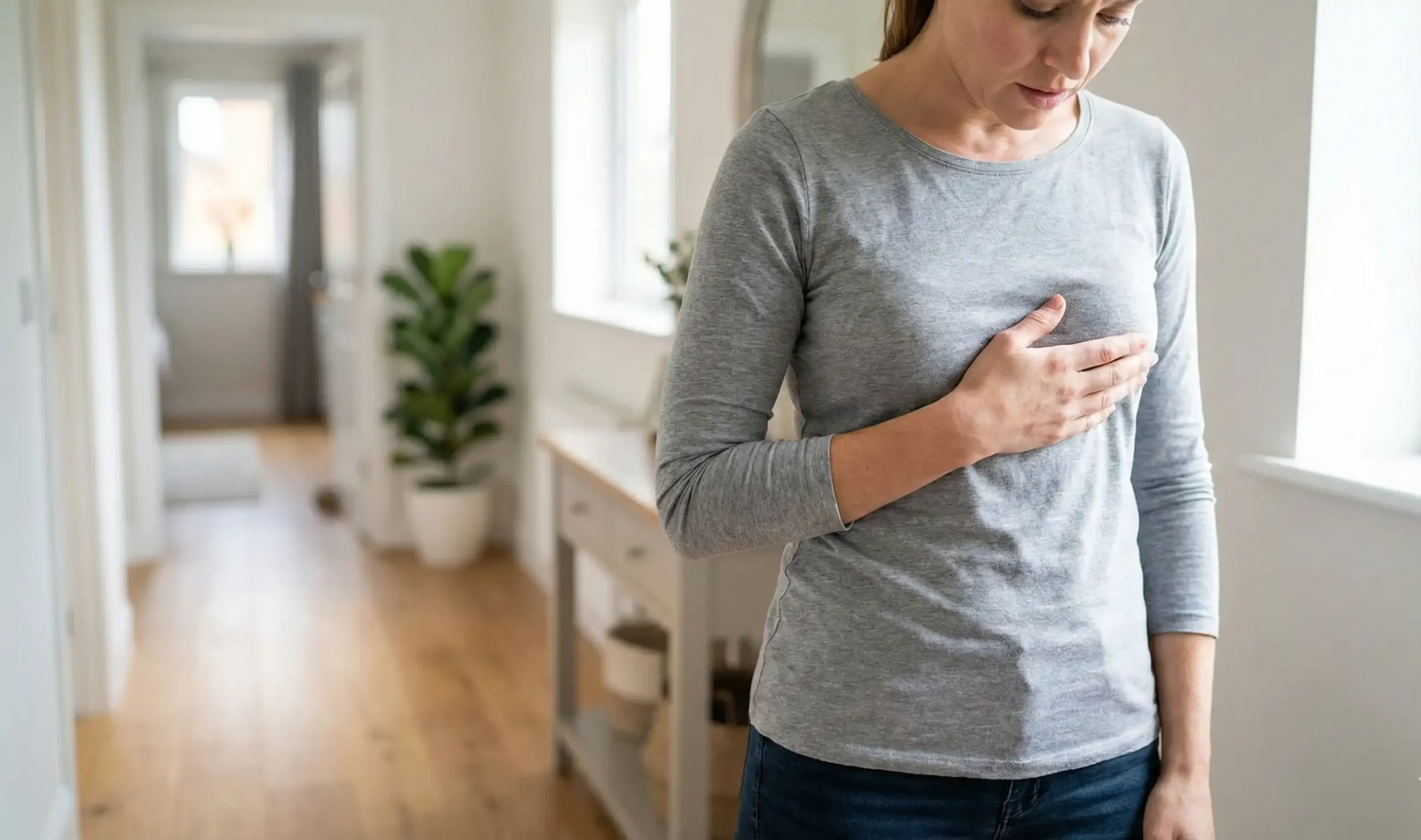 falling on breast implants symptoms check