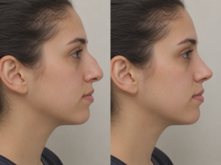 dorsal hump before and after