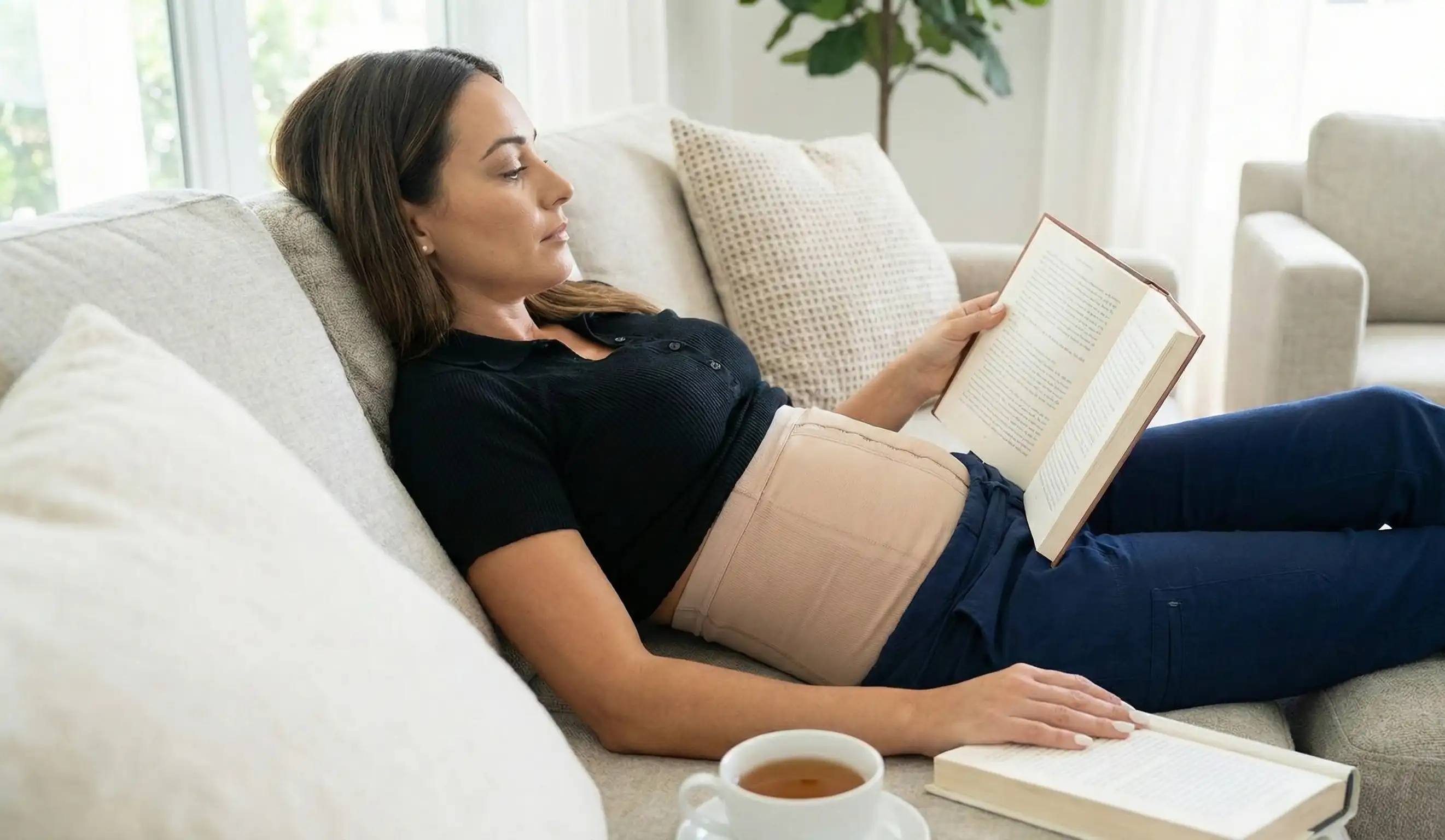 liposuction recovery patient at home compression garment