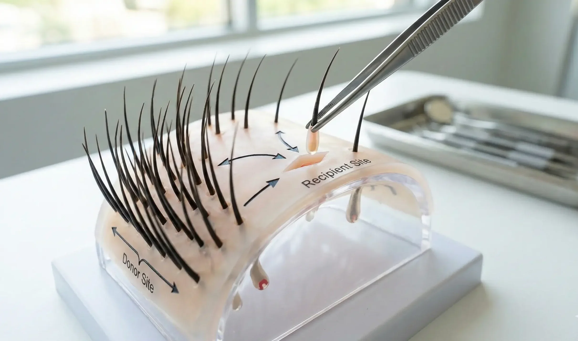 hair transplant 3d diagram follicle grafting