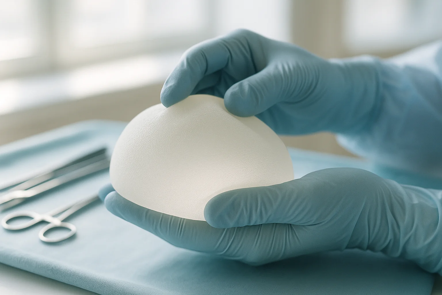 silicone breast implants