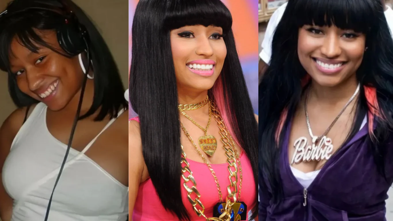 nicki minaj before breast implants