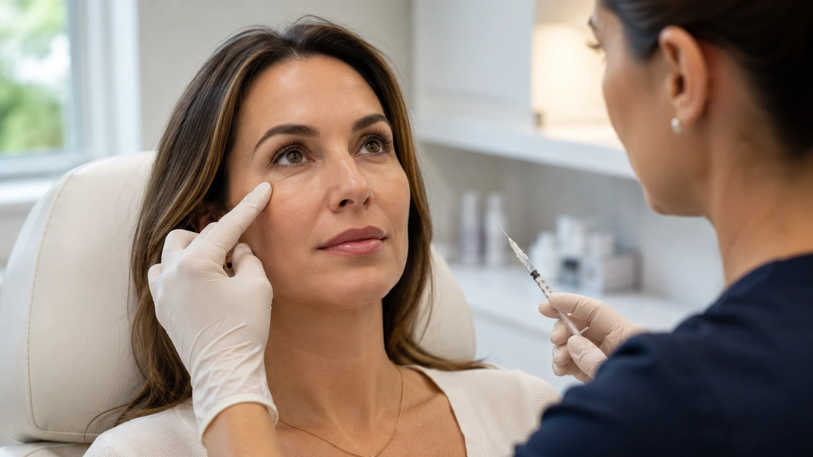 jelly roll under eye botox consultation