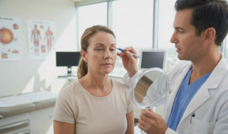 patient consultation ptosis evaluation