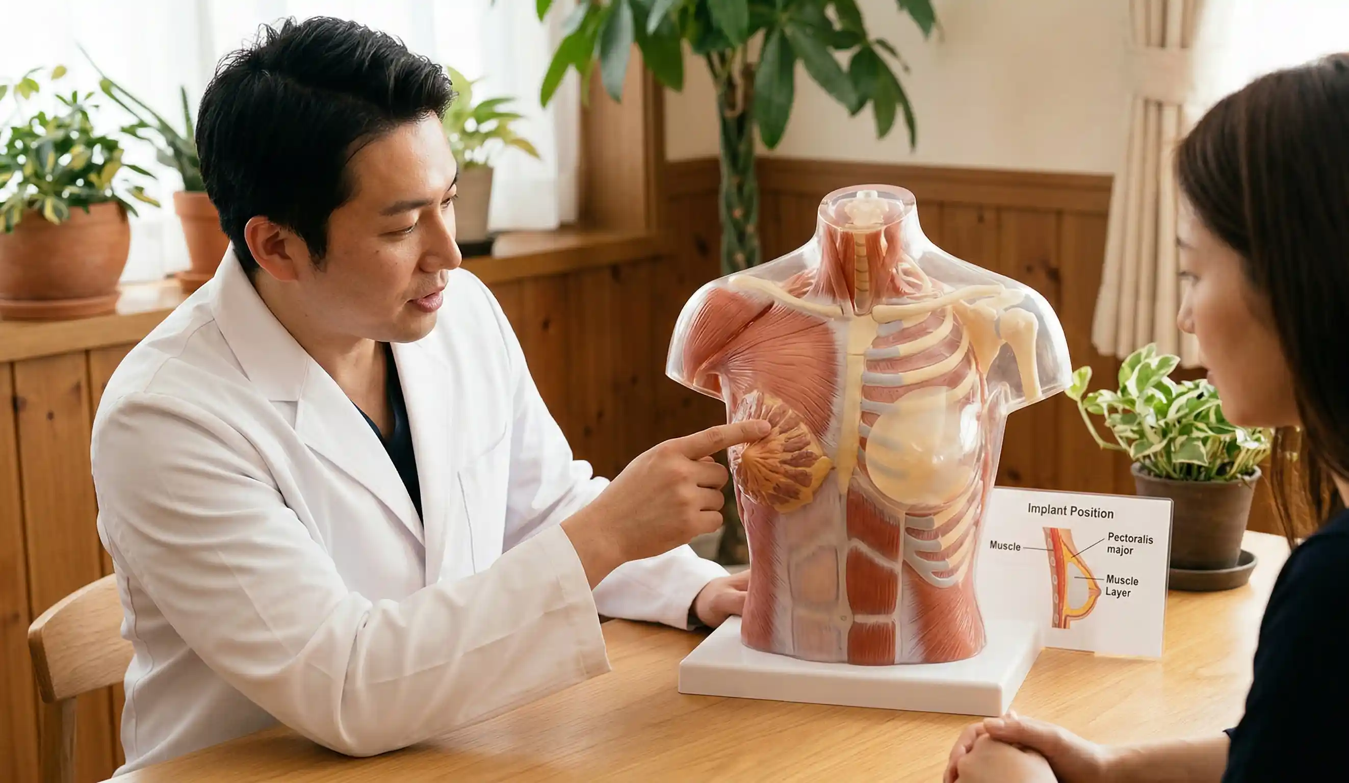 breast implant 3d anatomical model