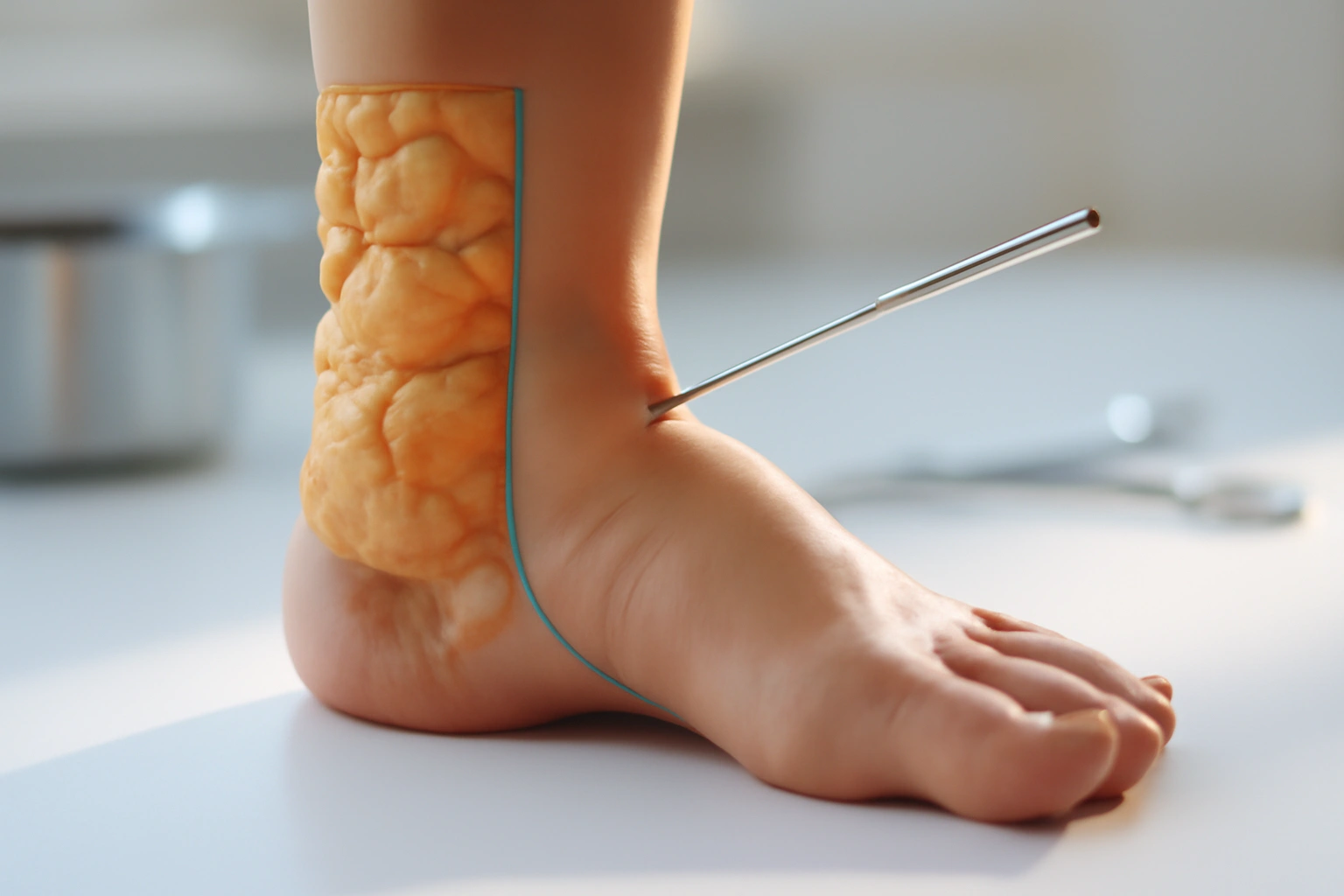 ayak bileği liposuction