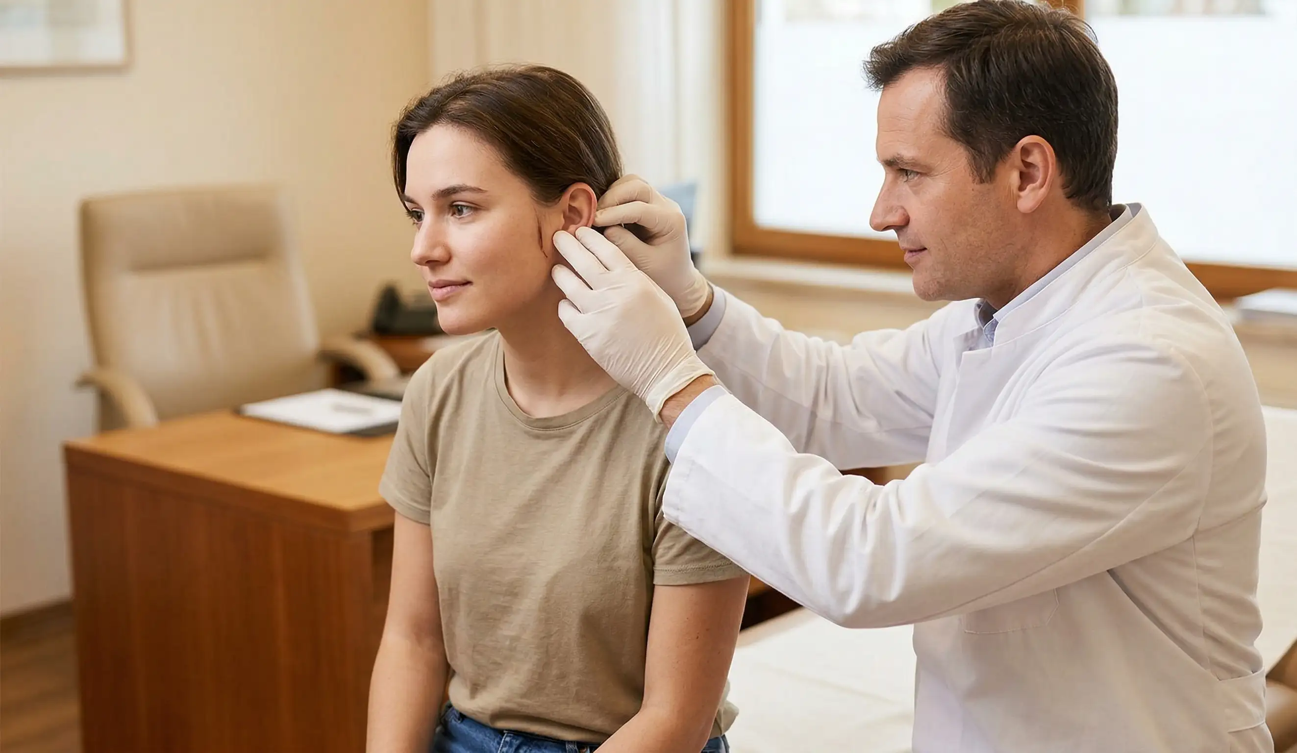 clinical otoplasty ear examination