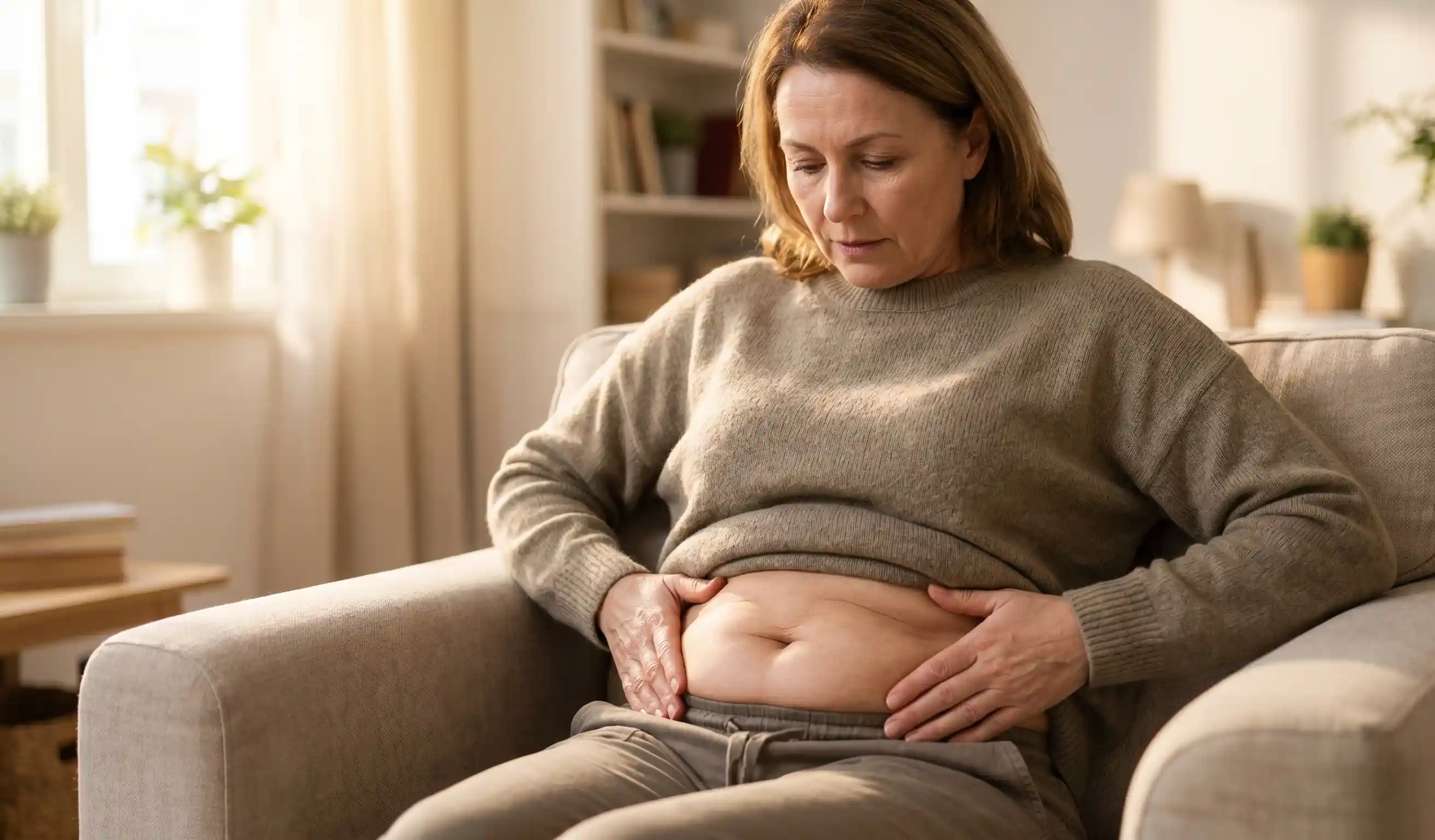 natural tummy tuck sagging