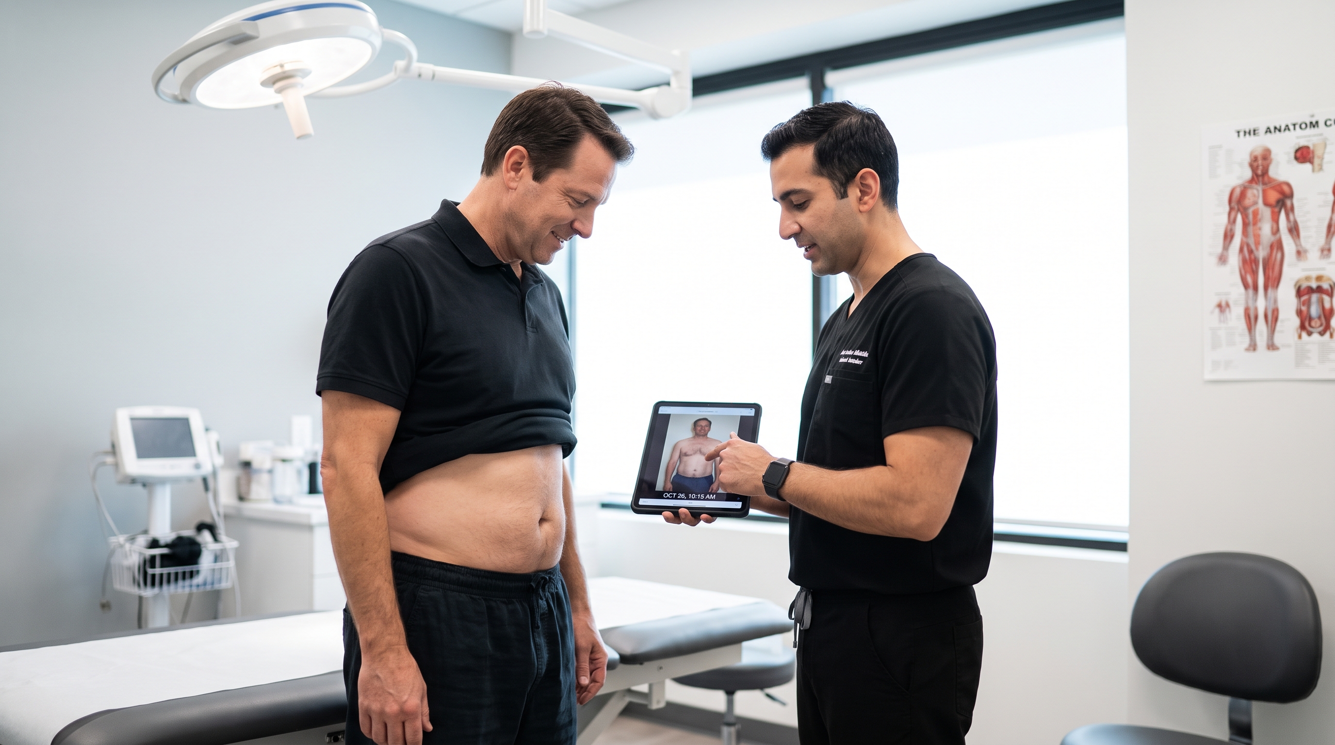 Successful physical transformation and healthy weight loss results following gastric bypass surgery.