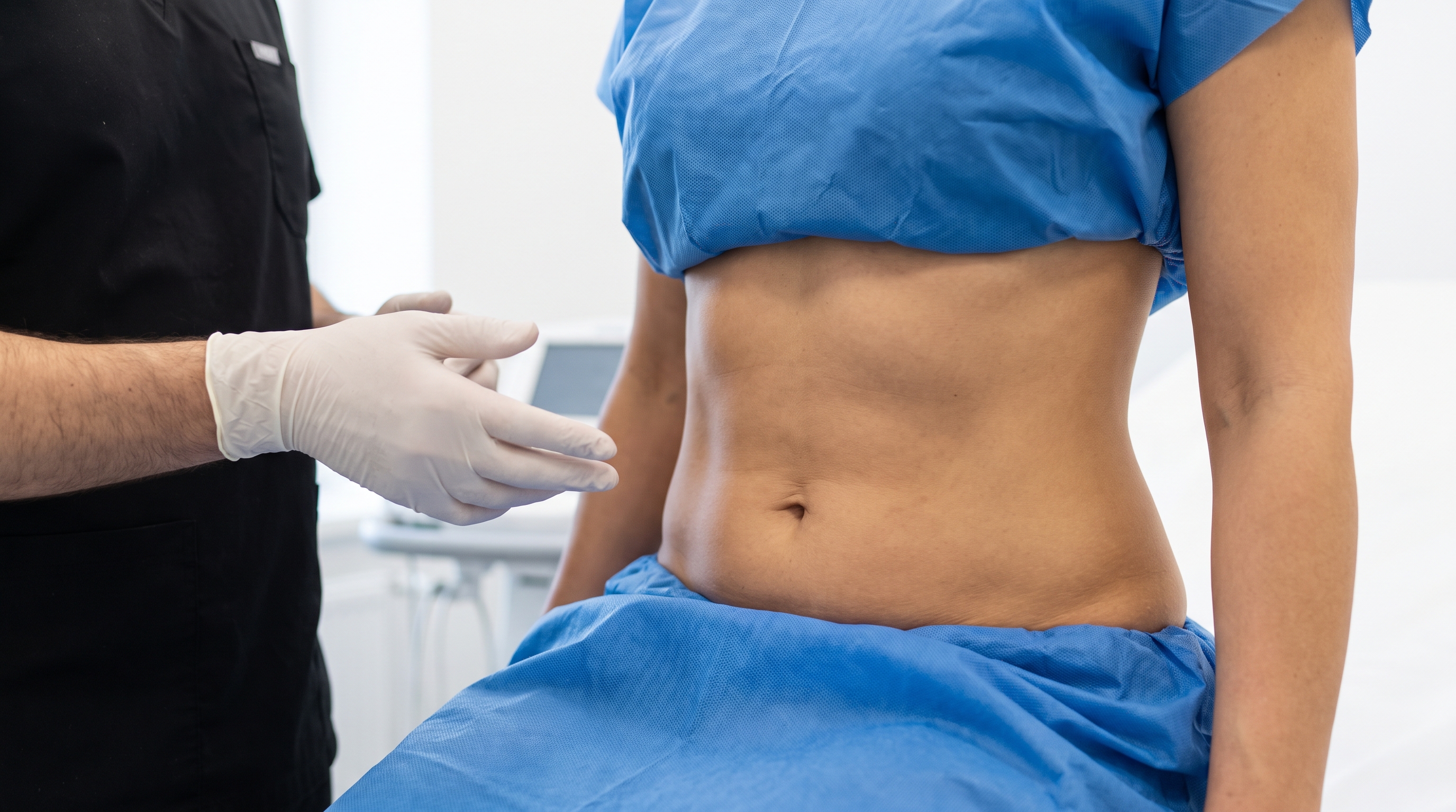 A person showcasing the positive health and body transformation after weight loss surgery.